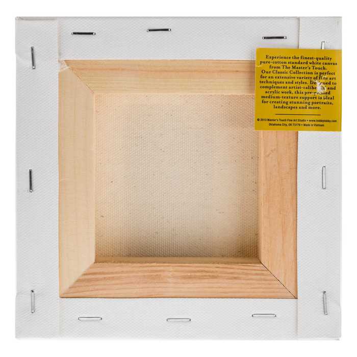 Master's Touch Classic Collection Blank Canvas 6" x 6" Hobby Lobby